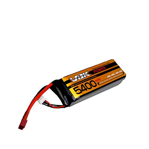 VOK 5400mAh 7-4V 2S 45C Lipo Battery High Capacity with Deans Plug for RC Helicopter RC Airplane UAV Drone FPV?RC Car  RC Truck  RC Boat  Drone