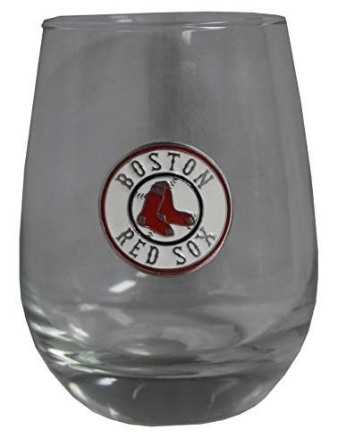 Red Sox 15oz Stemless Wine Glass
