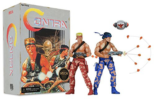 NECA Contra Bill & Lance Video Game Appearance Action Figure (2 Pack), 7" NECA Contra Bill & Lance Video Game Appearance Action Figure (2 Pack), 7"