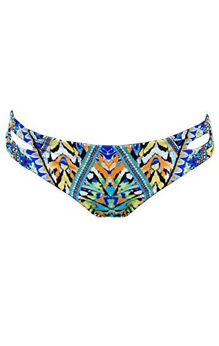 Bar III Womens Monarchy Tribal-Print Cheeky Bikini Bottom -Multi  X-Large-