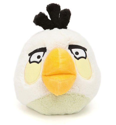 Angry Birds 8 Inches Official Licensed Animal Plush Toy White