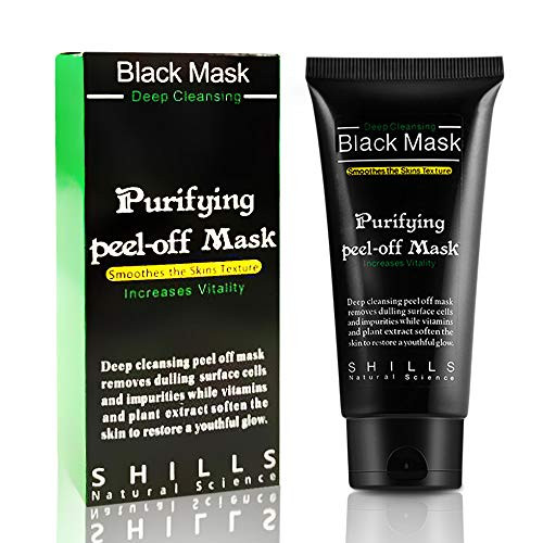 Blackhead Remover Mask  Charcoal Peel Off Black Mask  Activated Charcoal Mask Natural Deep Cleaning Facial Mask for All Skin Types Deep Cleansing Pore