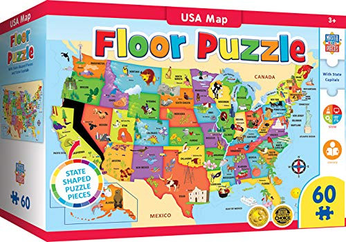 MasterPieces USA Map 60 Piece Floor Jigsaw Puzzle