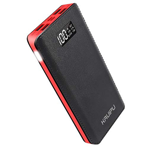 Power Bank 24000mAh Portable Charger Battery Pack 4 Output Ports Huge Capacity Backup Battery Compatible Android Phone and Other Smart Phone