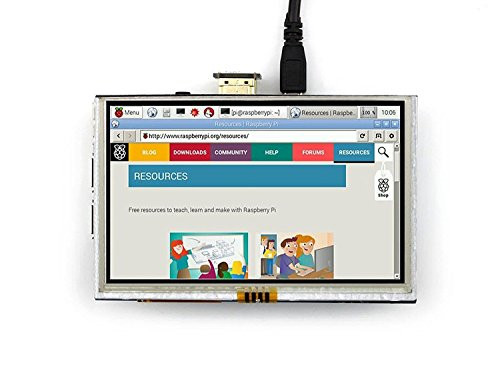 HDMI GPIO 5-Inch 800x480 TFT LCD Display with Touch Screen Monitor Display for Raspberry Pi
