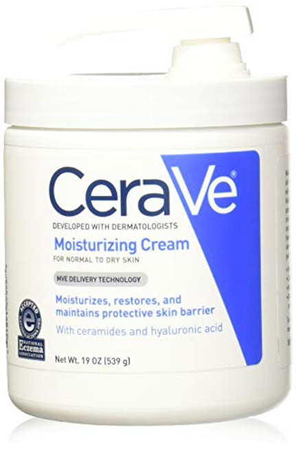 Cerave Moisturizing Cream With Pump For Normal To Dry Skin 19 Oz