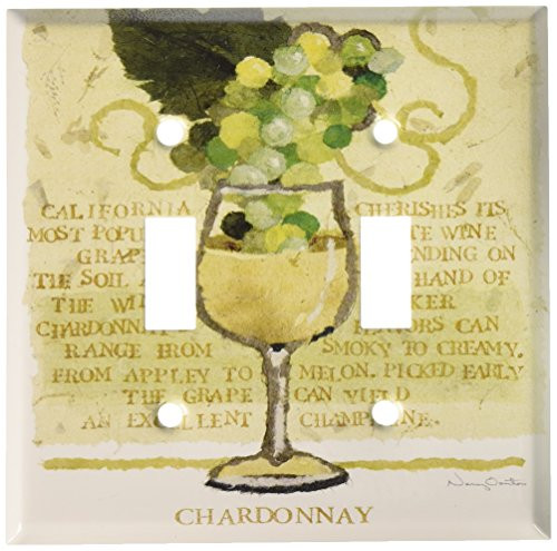 Art Plates - Chardonnay Switch Plate - Double Toggle