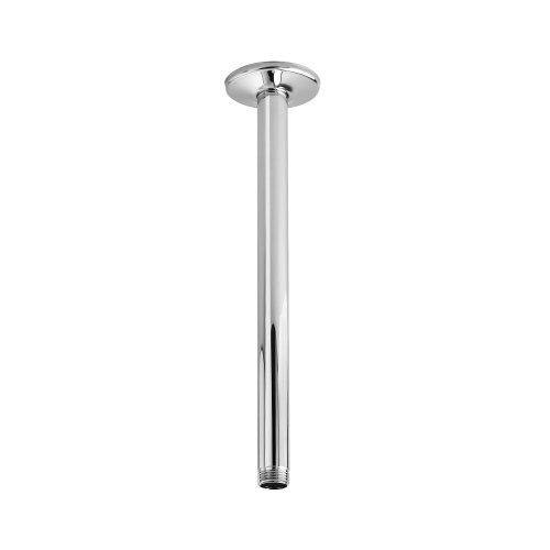 Ceiling Mount Shower Arm and Escutcheon with 1-2-Inch NPT Thread -12  Polished Chrome-