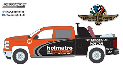 Greenlight 1:64 Indycar Chevrolet Silverado Holmatro Safety Team w/ Equipment Greenlight 1:64 Indycar Chevrolet Silverado Holmatro Safety Team w/ Equipment