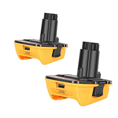 2Pack DCA1820 Battery Adapter for Dewalt 18V to 20V Adapter Converter for Dewalt 18V Tools Convert for Dewalt 20V Lithium Ion Battery DCB205 for Dewal 2Pack DCA1820 Battery Adapter for Dewalt 18V to 20V Adapter Converter for Dewalt 18V Tools Convert for Dewalt 20V Lithium Ion Battery DCB205 for Dewal
