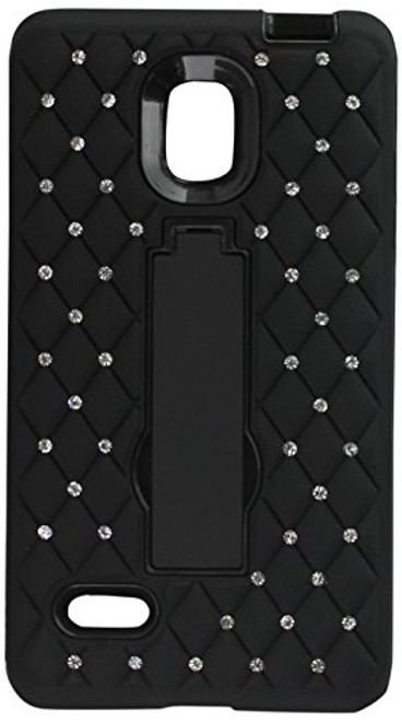 MyBat ASMYNA LG Optimus L9 P769 Symbiosis Stand Protector Cover with Diamonds - Retail Packaging - Black MyBat ASMYNA LG Optimus L9 P769 Symbiosis Stand Protector Cover with Diamonds - Retail Packaging - Black