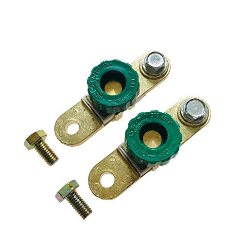 Side Post Car Battery Disconnect Switch for Auto Truck Vehicle Rv Boat Marine  Car Battery Terminal Link Switch  Battery Cutoff Shut Off Kill Switch -