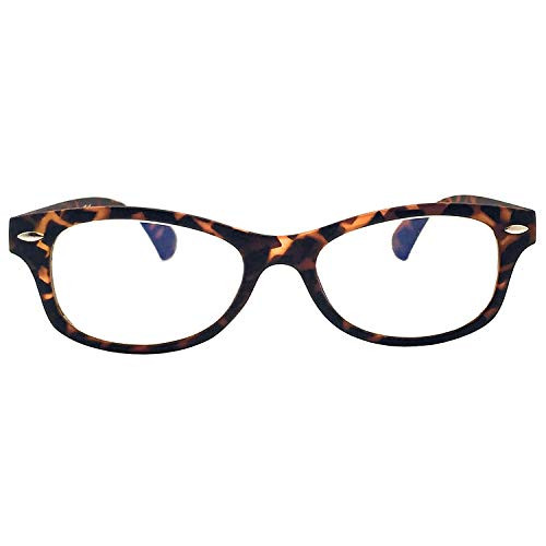 EYE MD Classic Rectangular Blue Light Reading Glasses for Women and Men 48 mm -Tortoise  1-25-