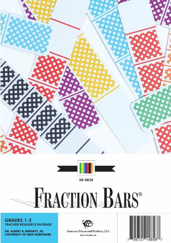 American Educational Fraction Bar Guide For Elementary, Grades 1-2