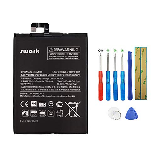 SWARK Battery BM50 Compatible with Xiaomi Mi Max 2 Max2 with Tools