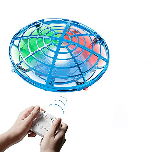 Hand Operated Drones for Kids Adults Mini Flying Toys Drone with Remote Controller Hands Free 360 Degree Rotating Mini Drone Easy Indoor Outdoor Small