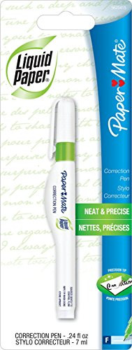 Paper Mate Liquid Paper Correction Pen, 7 ml, 1 Count