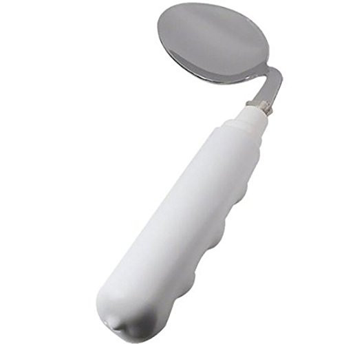 Comfort Grip Curved Utensils, Teaspoon, Right