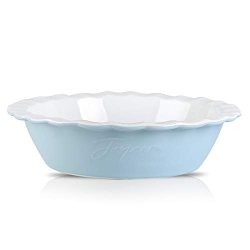 Joyroom Ceramic 9 Inches Pie Pan For Baking  Ceramic Pie Dish  Deep Dish Pie Pan  Pie Plate  Ceramic Baking Dish Pan for Dessert  Round Baking Dish Le Joyroom Ceramic 9 Inches Pie Pan For Baking  Ceramic Pie Dish  Deep Dish Pie Pan  Pie Plate  Ceramic Baking Dish Pan for Dessert  Round Baking Dish Le