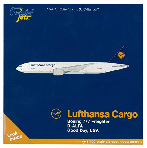 GeminiJets Lufthansa 777F Diecast Aircraft (1:400 Scale)