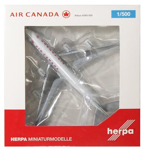Daron Herpa Air Canada A340-500 Reg#C-Gkol Model Kit (1/500 Scale)