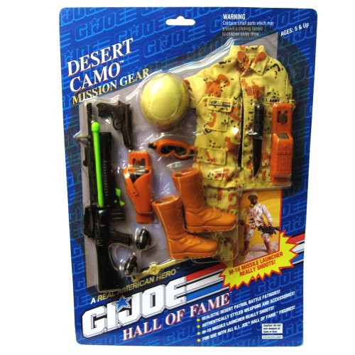 Desert Camo GI Joe Hall of Fame 1993 Mission Gear