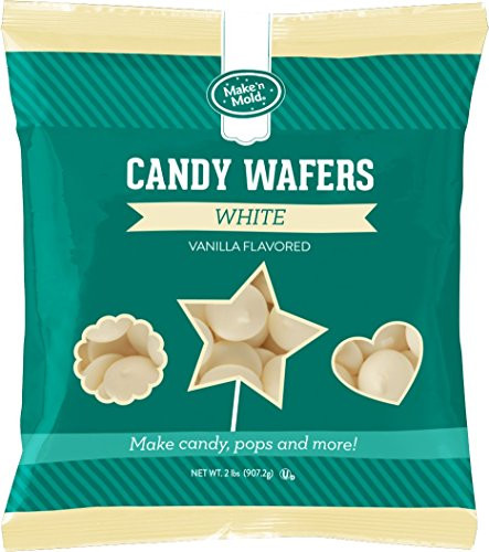 Maken Mold Vanilla-Flavored Melting Candy Wafers White  2 Pounds