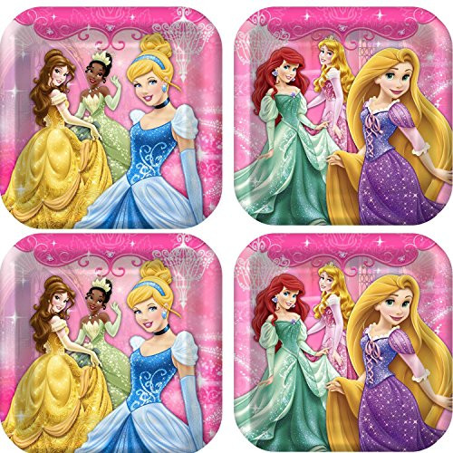 Disney Very Important Princess Dream Party Dinner Plates. 24 plates. Bundle of 3.
