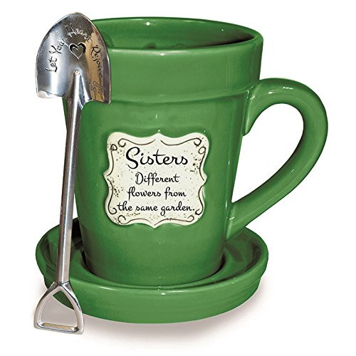 Divinity Boutique 24656 Flower Pot Green Sisters, Multicolor