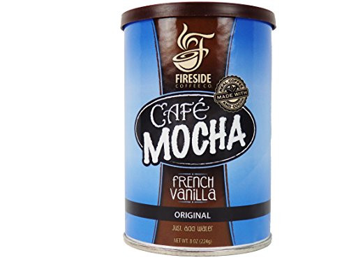 Fireside Coffee Cafe Mocha Instant Flavor Coffee 8 Ounce Canister -French Vanilla Fireside Coffee Cafe Mocha Instant Flavor Coffee 8 Ounce Canister -French Vanilla