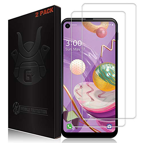 G-Armor Glass Screen Protector for LG Q70 -2 Pack- - Ultra Clear Tempered Glass Protective Screen Cover  Phone Case Friendly
