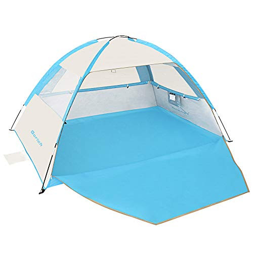 Gorich -2020 Upgrade Beach Tent?UV Sun Shelter Lightweight Beach Sun Shade Canopy Cabana Beach Tents Fit 3-4 Person