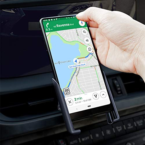 Ibtissam Car Phone Mount  Air Vent Phone Holder  Adjustable Clip  Upgrade Clamp Arm  One Button Release  Rotatable Phone Mount Compatible for iPhone 1