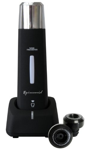 Epicureanist Electric Wine Preserver, Black