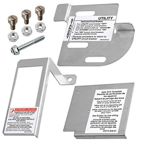 Generator Interlock kit QOCGK2C QO Cover and QOM2 Frame Size Main Breaker Interlock Kit QO Load Center 150-225 A 2 Pole Series G Series S with Generator Interlock kit QOCGK2C QO Cover and QOM2 Frame Size Main Breaker Interlock Kit QO Load Center 150-225 A 2 Pole Series G Series S with