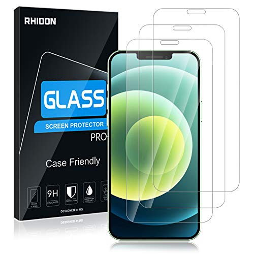 -3 Pack- Glass Screen Protector for iPhone 12 Mini 5G 5-4 Screen Protector  9H Tempered Glass Screen Protector for iPhone 12 Mini  HD Clear No Bubble