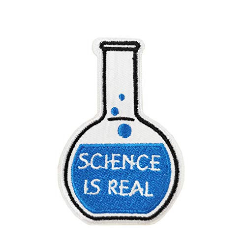 Science is Real Embroidered Iron on Patch Sew on Emblem