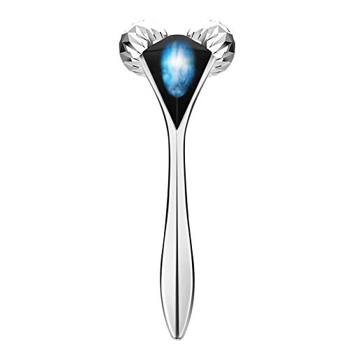 3D Microcurrent Facial Massage Roller Metal Face Massage Roller Face Beauty Tool Face Massager for Anti-Aging Skin Firming Improve Facial Contour Fa 3D Microcurrent Facial Massage Roller Metal Face Massage Roller Face Beauty Tool Face Massager for Anti-Aging Skin Firming Improve Facial Contour Fa
