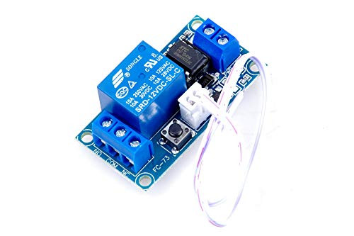LIVISN DC V -Channel Self-Latching Relay Module One Button Start Stop Bistable AC 250 DC 30V 10A Load for SCM Control  Household Appliances Control  I