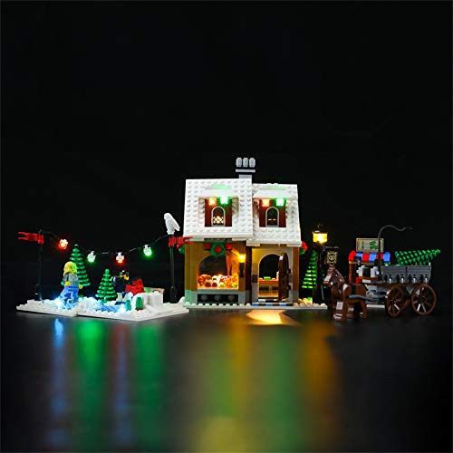 LIGHTAILING Light Set for -Creator Holiday Bakery Building Blocks Model - Led Light kit Compatible with Lego 10216-NOT Included The Model-