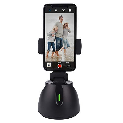 HANZIM Smart Portable Selfie Stick 360°Rotation Auto Face and Object Tracking Smart Shooting Phone Mount  Vlog Shooting Smartphone Mount Holder for A