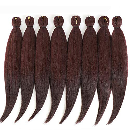 Fengmei 26inch 8pcs Yaki Braids Pre-stretched Braiding Hair Braid Professional Itch Free Synthetic Fiber Corchet Braids Yaki Texture Hair Extensions 8 Fengmei 26inch 8pcs Yaki Braids Pre-stretched Braiding Hair Braid Professional Itch Free Synthetic Fiber Corchet Braids Yaki Texture Hair Extensions 8