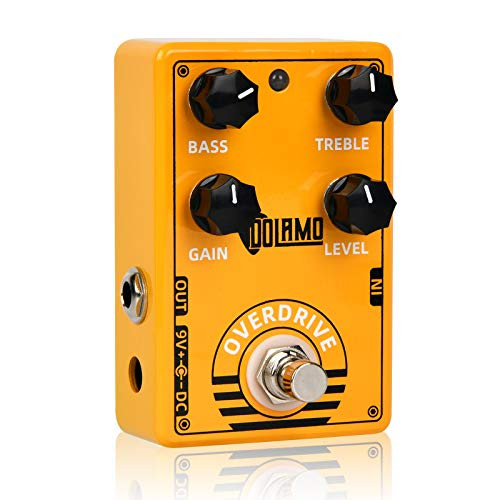 Super Overdrive Effects Pedal?Natural Overdrive Classic Tube Screamer Pedal Sound Processor Accessory for Guitar and Bass