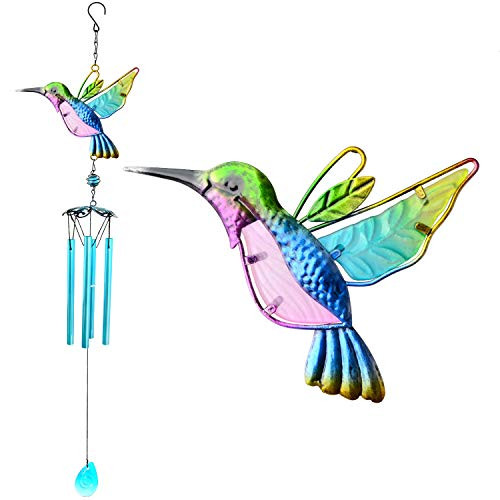 zhengshizuo Iron Wind Chimes Gardening Gifts Birthday Gift mom Blue Hummingbird Wind Chimes Outdoor Waterproof Hummingbird Wind Chimes for Home Indoor zhengshizuo Iron Wind Chimes Gardening Gifts Birthday Gift mom Blue Hummingbird Wind Chimes Outdoor Waterproof Hummingbird Wind Chimes for Home Indoor
