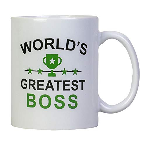 Worlds Greatest Boss Coffee Mug Worlds Best Boss Mug from The Office Boss Coffee Mug Birthday Christmas Gifts for Boss Best Gifts for Boss Men Office