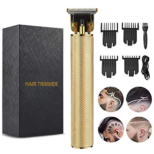 Professional Cordless Outliner Hair Trimmer  T-Blade Cordless Hair Trimmer for Men Hair Clipper Zero Gapped Detail Beard Shaver Barbershop Rechargeabl