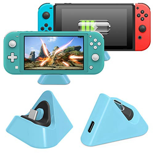 Charging Dock for Nintendo Switch Lite and Nintendo Switch Compact Charger Stand Station with Type C Port Compatible with Nintendo Switch Lite 2019 - Charging Dock for Nintendo Switch Lite and Nintendo Switch Compact Charger Stand Station with Type C Port Compatible with Nintendo Switch Lite 2019 -