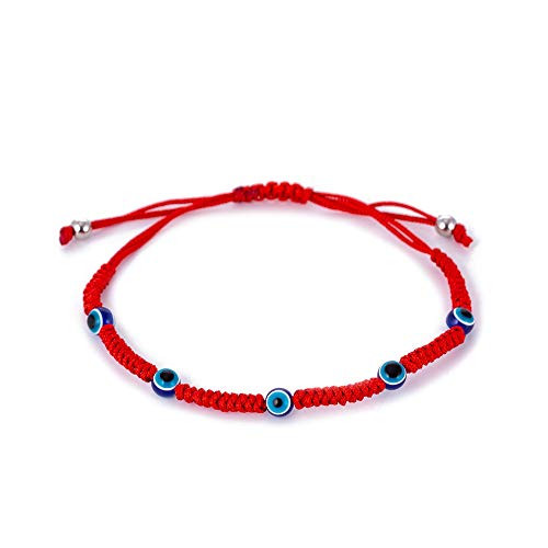 Red String Kabbalah Evil Eye Charm Bracelets for Protection and Luck Adjustable Hand-Woven Red Cord Thread Friendship Bracelet Amulet Jewelry -5 small Red String Kabbalah Evil Eye Charm Bracelets for Protection and Luck Adjustable Hand-Woven Red Cord Thread Friendship Bracelet Amulet Jewelry -5 small