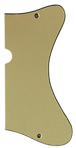 Custom For Danelectro U2 Style Scratch Plate Guitar Pickguard Scratch Plate -3 Ply Vintage Yellow-