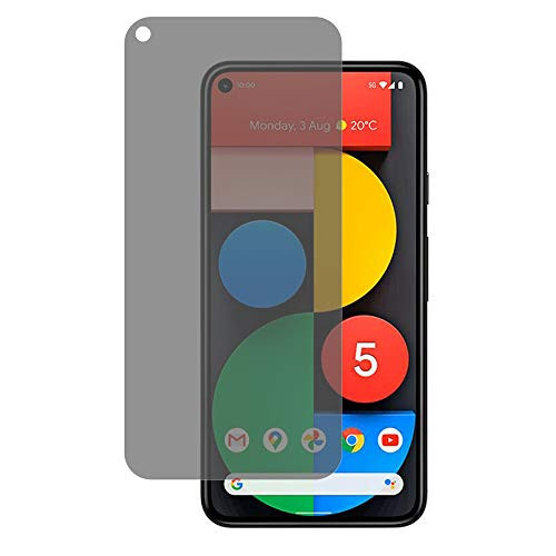 ?2 Pack? for Google Pixel 5 Glass Screen Protector - 9H Hardness Anti Scratch Tempered Glass Anti Spy Privacy Screen Protector for Google Pixel 5